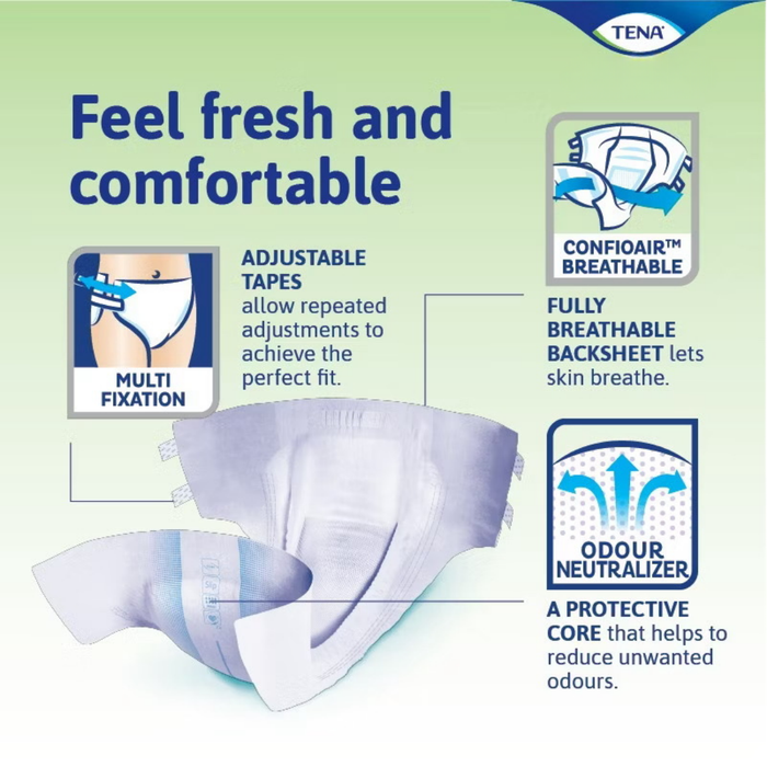 TENA Super Medium 10s