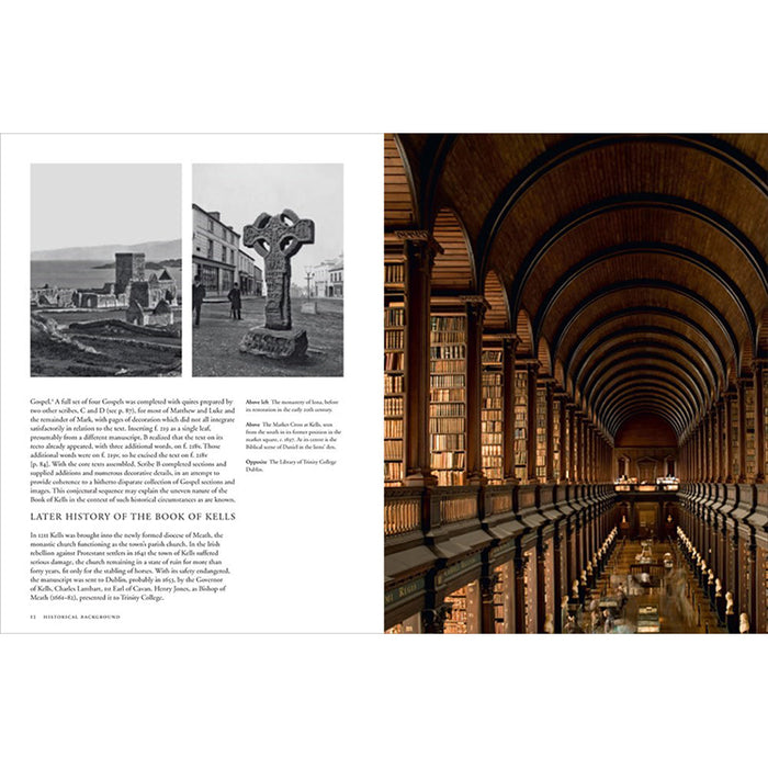 Interior view from the book The Book of Kells