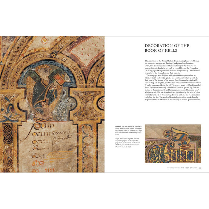 Interior view from the book The Book of Kells