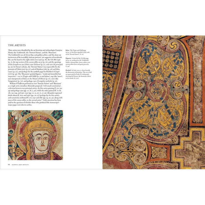 Interior view from the book The Book of Kells