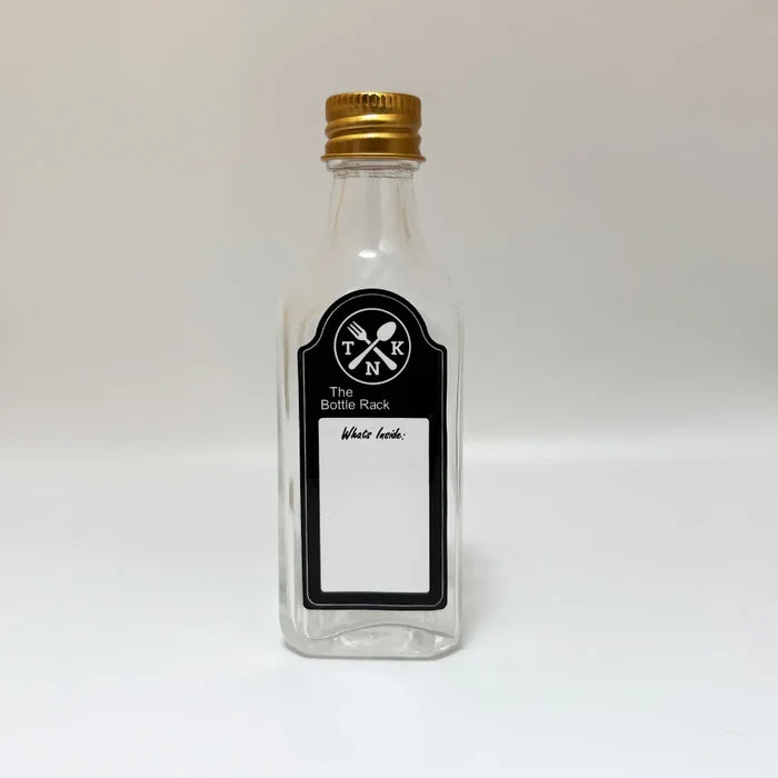 The Nomads Kitchen - Bottle Rack Kit | 4 x 100ml Travel Oil & Sauce Bottle Set
