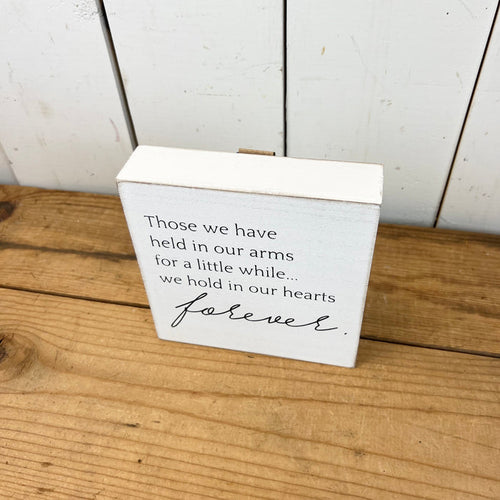 "Those we have held.." Signage