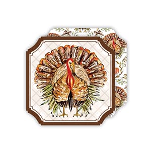 Rosanne Beck Turkey Fall Foliage Ticket Coasters
