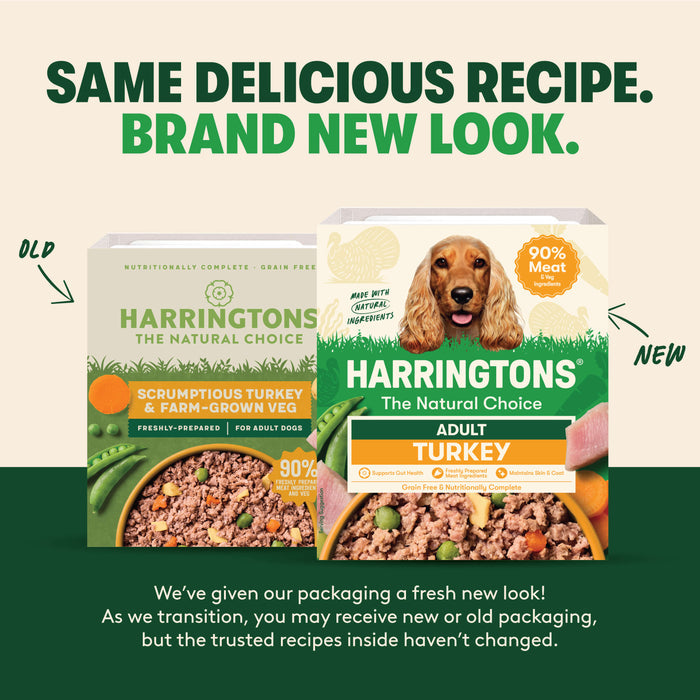 Turkey with Potato & Vegetables Grain Free Wet Dog Food 8 x 400g