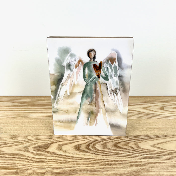 Watercolor Angel Blocks
