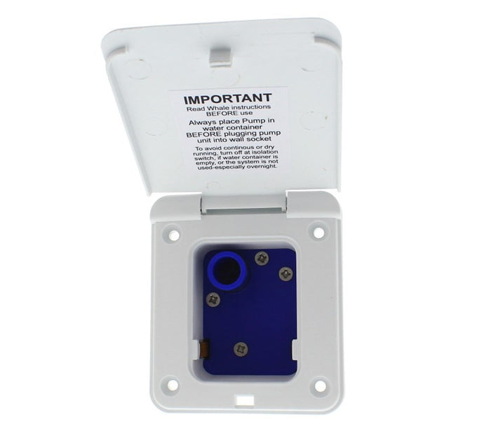 Whale - Watermaster Inlet Socket with Integrated Pressure Switch | White