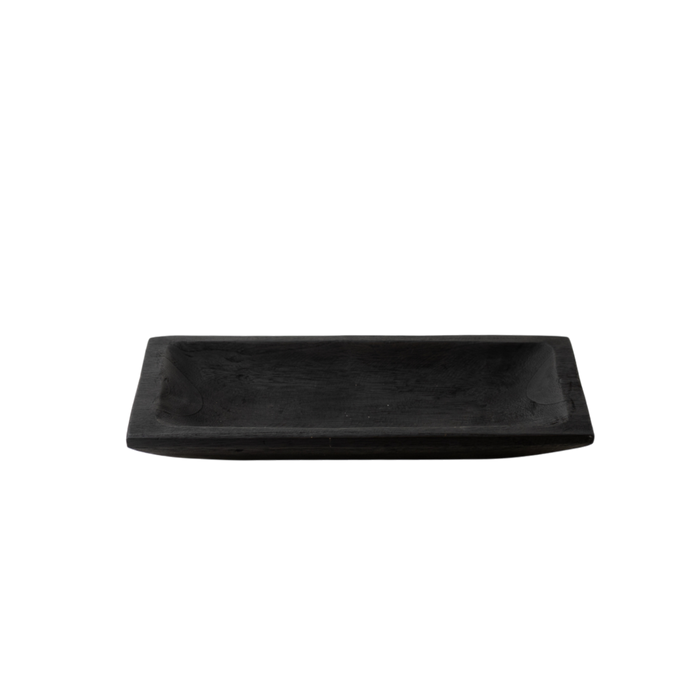 Wood Dough Bowl - Black
