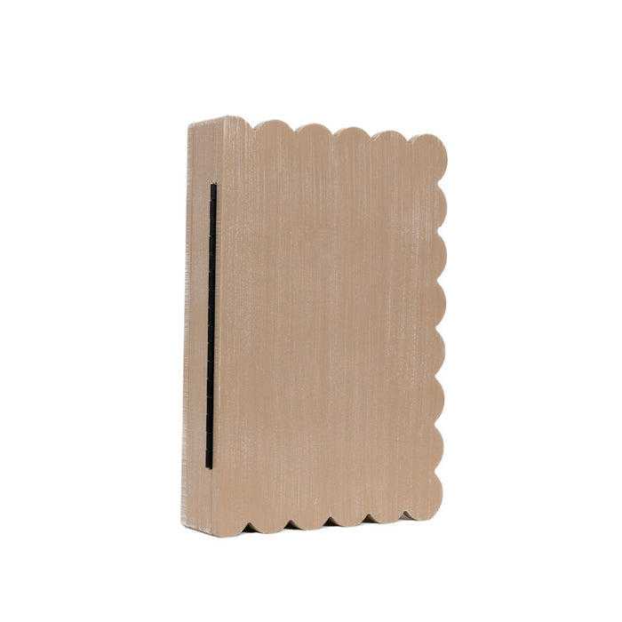 Wood Scallop Keepsake Box