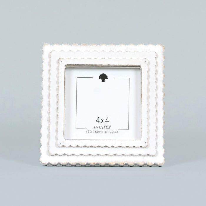 4x4 Square / White